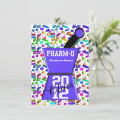 Invitations d'obtention du diplôme de Pharm-D (Debout devant)