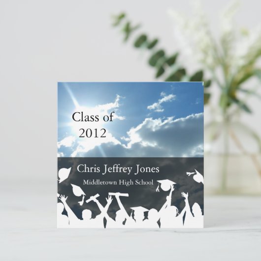 Invitations d'obtention du diplôme d'école (Debout devant)