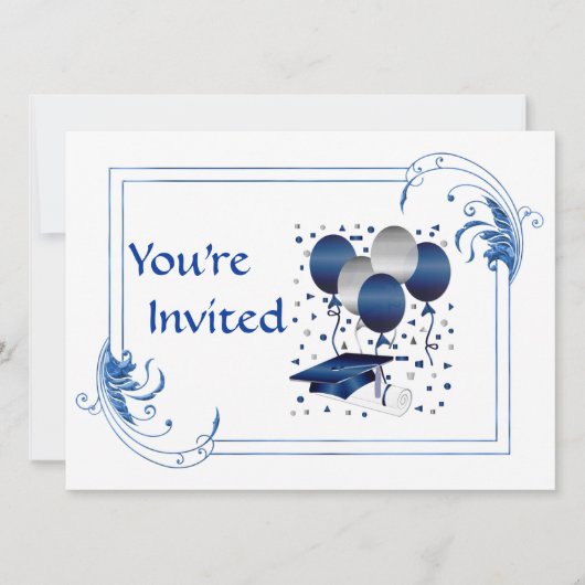 Invitations d'obtention du diplôme d'université (Devant)