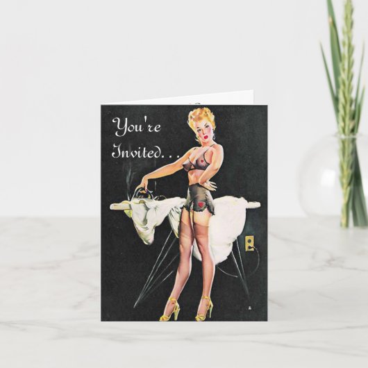 Invitations domestiques de partie de Bachelorette (Devant)
