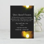 Invitations d'or Christmas Lights (Debout devant)