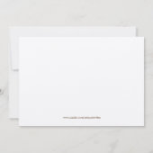 Invitations d'or de billet sur le papier (Dos)