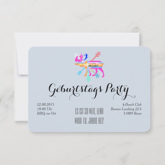 Invitations d'orignal (Dos)