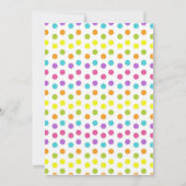 Invitations douces d'anniversaire de magasin de (Dos)