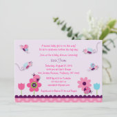 Invitations douces de baby shower d'insecte de (Debout devant)