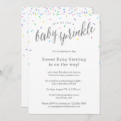 Invitations douces et simples de douche d'arrosage (Devant / Derrière)