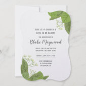 Invitations | Douche | Fleurs d'herbes (Devant)