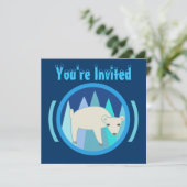 Invitations d'ours blanc (Debout devant)
