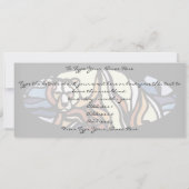 Invitations d'ours Carte d'ours tribal personnalis (Dos)