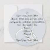 Invitations d'ours Cartes d'art d'ours polaires pe (Dos)