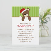 Invitations d'ours de Noël (Debout devant)