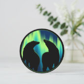 Invitations d'ours Personnalisé Aurora Carte d'our (Debout devant)