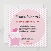 Invitations doux customisés d'anniversaire de (Dos)