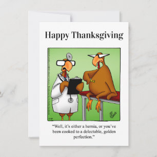Invitations drôle d'Humour de Thanksgiving