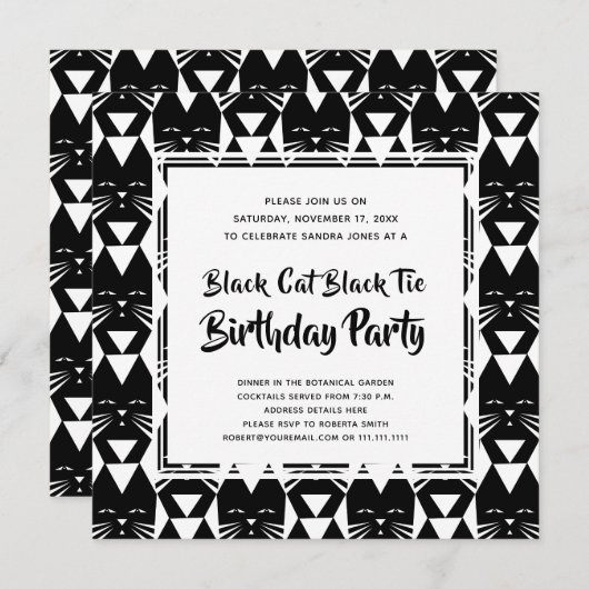 Invitations drôles de fête d'anniversaire de (Devant / Derrière)