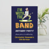 Invitations drôles de fête d'anniversaire des (Debout devant)