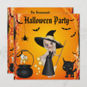 Invitations drôles de partie de Halloween de Brew (Devant / Derrière)