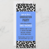 Invitations du 20XX Poster de animal Graduation Pa (Dos)