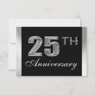 Invitations du 25e anniversaire