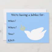 Invitations du 25e Jubilé des soeurs (Dos)