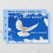 Invitations du 25e Jubilé des soeurs (Devant / Derrière)