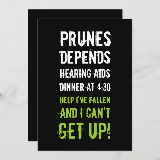 Invitations du 30e anniversaire - Anciens (Devant / Derrière)