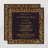 Invitations du 30e anniversaire de Leopard (Devant / Derrière)