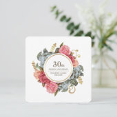 Invitations du 30e anniversaire du Mariage (Debout devant)