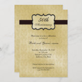 Invitations du 50e anniversaire (Devant / Derrière)