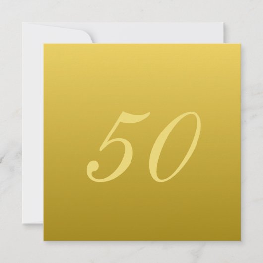Invitations du 50e anniversaire (Devant)