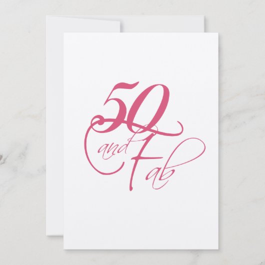 Invitations du 50e anniversaire de l'argent noir r (Dos)