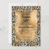 Invitations du 50e anniversaire de Leopard (Devant)