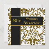 Invitations du 50e anniversaire du Mariage (Devant)