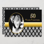 Invitations du 50e anniversaire du Mariage (Devant / Derrière)