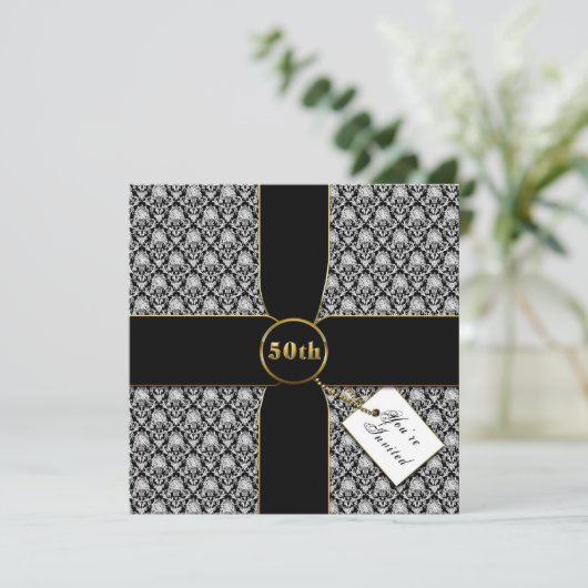 Invitations du 50e anniversaire du Mariage (Debout devant)