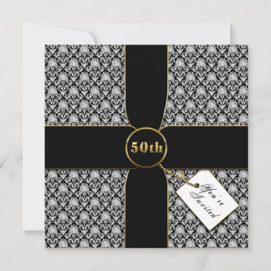 Invitations du 50e anniversaire du Mariage (Devant)
