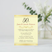 Invitations du 50e anniversaire du Mariage (Debout devant)