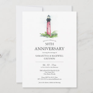 Invitations du 50e anniversaire du Mariage du litt