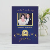 Invitations du 50e anniversaire du Royal Blue (Debout devant)