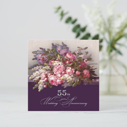 Invitations du 55e anniversaire du Mariage (Debout devant)