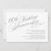 Invitations du 60e anniversaire du Mariage (Devant)