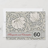 Invitations du 60e anniversaire du mariage (Devant)