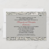 Invitations du 60e anniversaire du mariage (Dos)