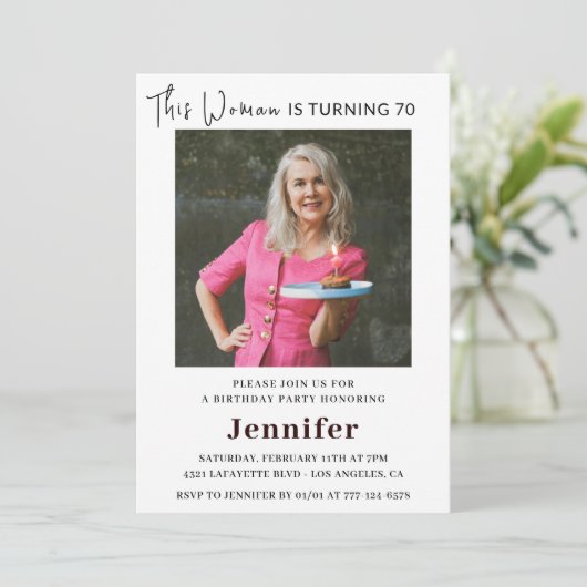 Invitations du 70e anniversaire de la modernité po (Debout devant)