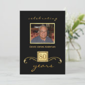 Invitations du 80e anniversaire du Surprise Party (Debout devant)