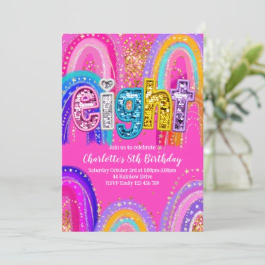 Invitations du 8e anniversaire (Debout devant)