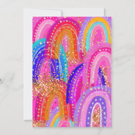 Invitations du 8e anniversaire (Dos)