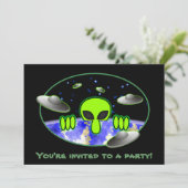 Invitations du Alien Kilroy (Debout devant)