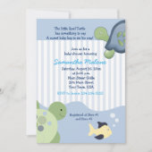 Invitations du Baby shower Turtle Reef Boy (Devant)