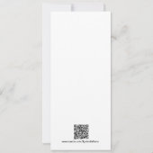 Invitations du Baby shower vert (Dos)